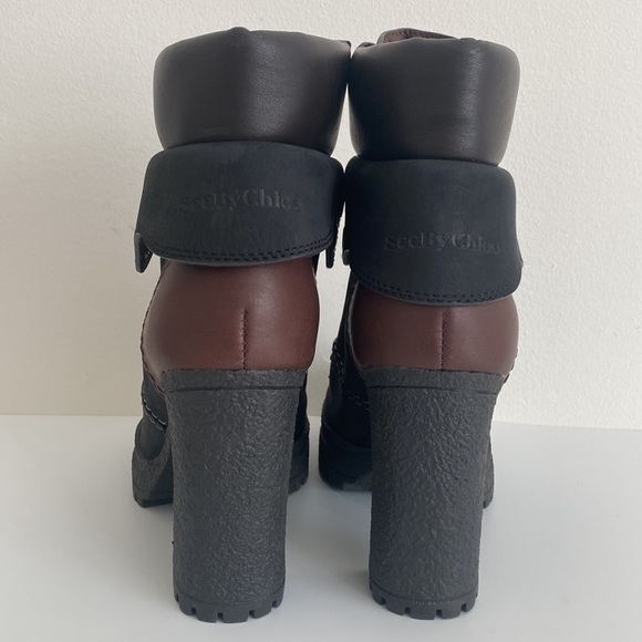 See by Chloe Eileen Heel Boots Sz 5 US/35 EU - Picture 3 of 8